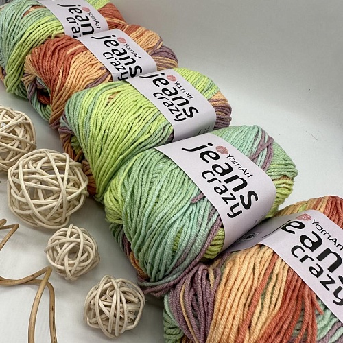 Пряжа Jeans Crazy 8202