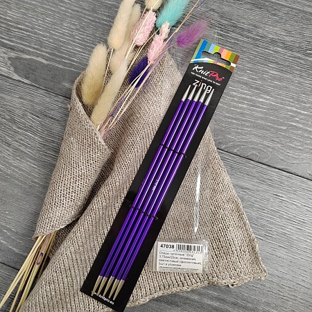 Спицы для вязания 47038 носочные Zing 20cm №3.75