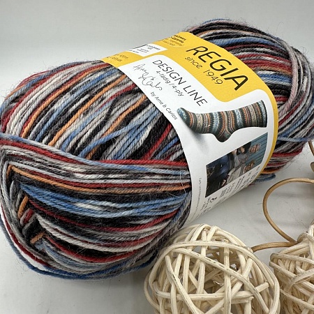 Пряжа Regia Design Line 4-fadig 03655 осенняя ночь