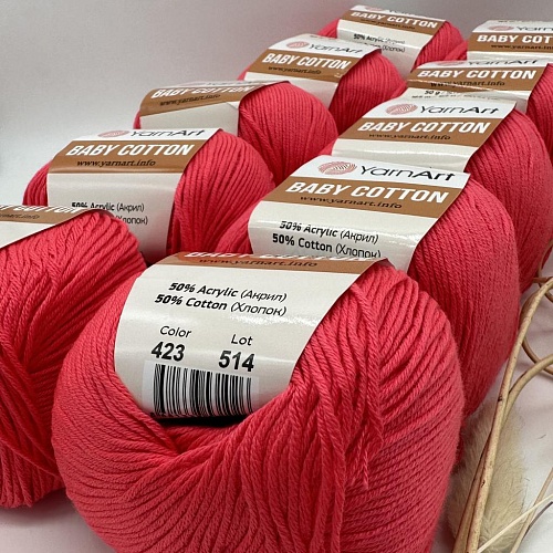 Пряжа YA Baby Cotton 423