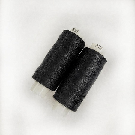 Принадлежности для шитья и рукоделия Нитки 45ЛЛ (200м) черные