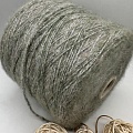 Пряжа в бобинах Soffice 3000. Цвет серый - серебро. Цена указана за 10 гр.