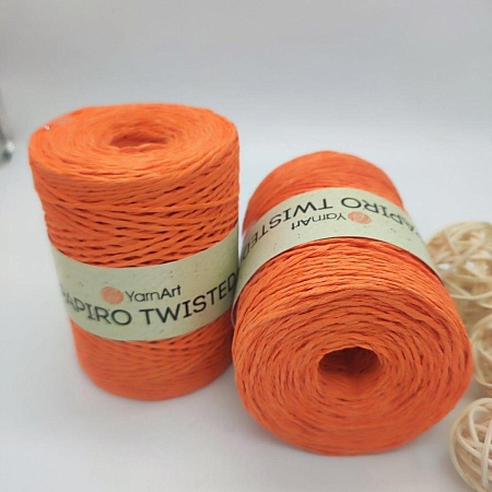 Пряжа Пряжа для вязания рафия крученая Papiro Twisted 1317