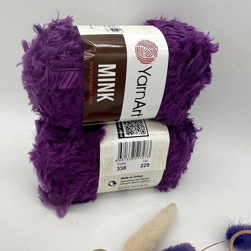 Пряжа Mink 338 ФУКСИЯ