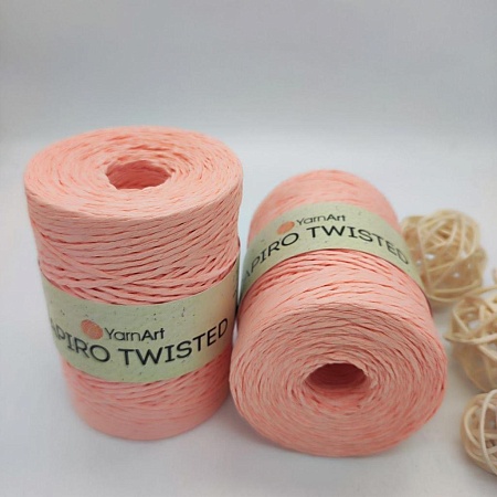Пряжа Пряжа для вязания рафия крученая Papiro Twisted 1306