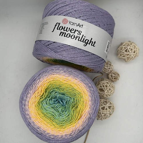 Пряжа FLOWERS MOONLIGHT 3285