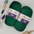 Пряжа Yarn Art Baby (бэби) 590 изумруд