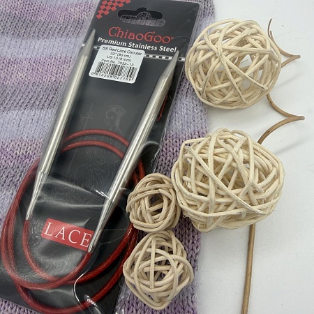 Спицы для вязания ChiaoGoo спицы круговые металл 9 мм 80 см