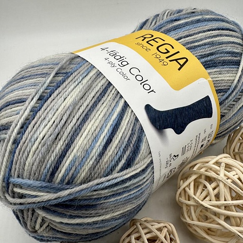 Пряжа Regia 4 - fadig Color 03054