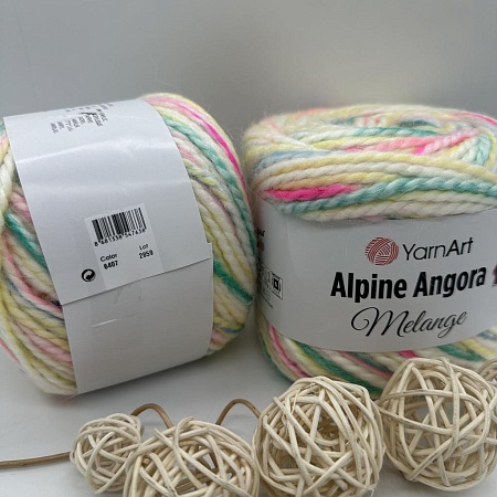 Пряжа Alpine Angora Melange 6407