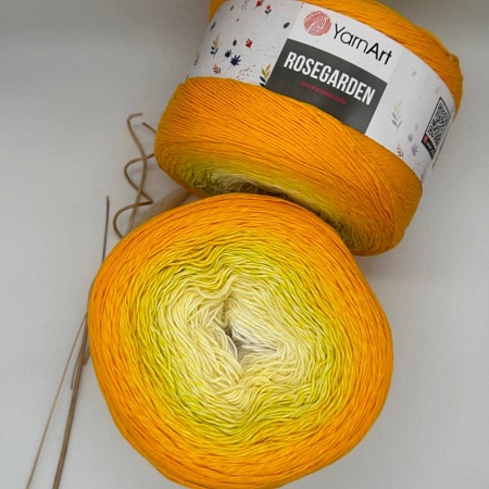 Пряжа YarnArt Rosegarden 309 желтый