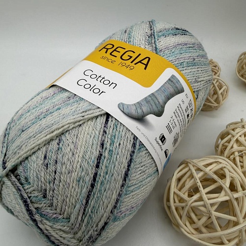 Пряжа Regia Cotton Color Summer Breeze 02476