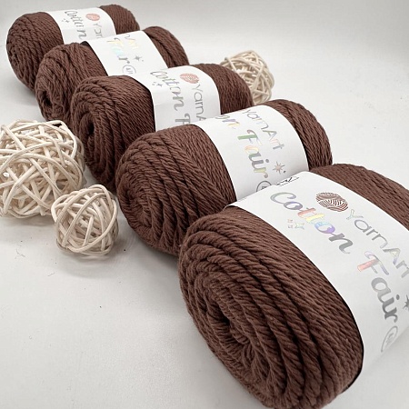 Пряжа Cotton fair 4/4