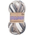 Пряжа Джамбо / Jambo (07 белый / серый)