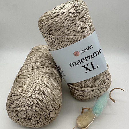 Пряжа Yarn Art Macrame XL 166 льняной