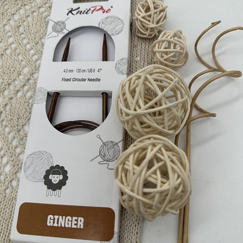Спицы для вязания Ginger спицы круговые 4,0 мм 120 см