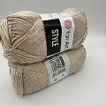 Пряжа Style 654 бежевый