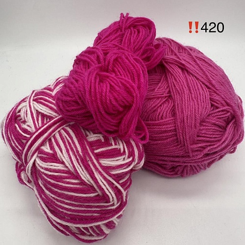 Пряжа в бобинах Arcobaleno (аркобалено) мини №420