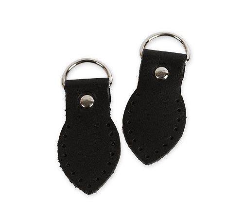 Аксессуары для сумок Петли для сумки, кожа 1 шт. № 001 чёрный