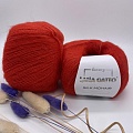 Пряжа Lana Gatto SILK MOHAIR 6024 красный