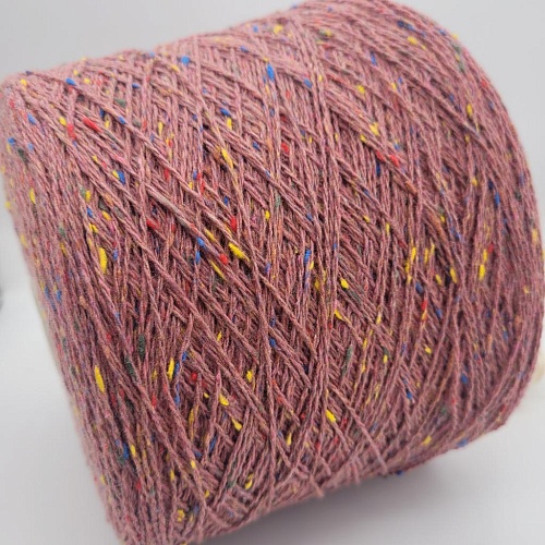 Пряжа в бобинах TweedWool розовый
