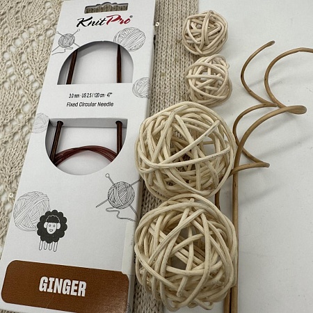 Спицы для вязания Ginger спицы круговые 3,0 мм 120 см