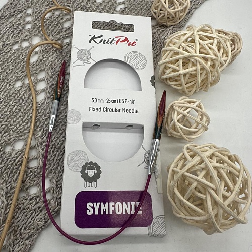 Спицы для вязания Спицы круговые Symfonie 25cm №5.0
