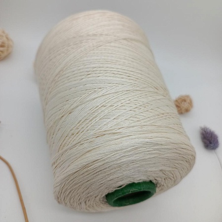 Пряжа в бобинах Seta SCHAPE GREGGIO (цвет &quot;пломбир&quot;)