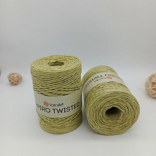 Пряжа для вязания рафия крученая Papiro Twisted 1303