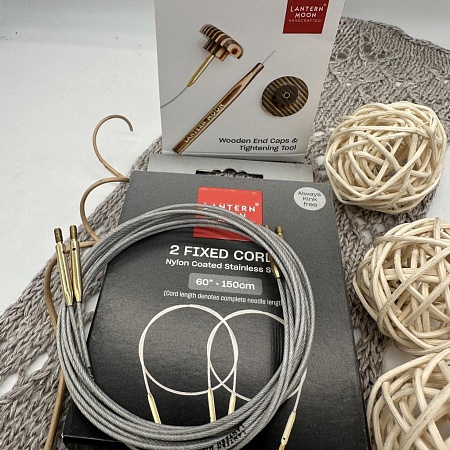 Спицы для вязания 350616 тросики Lantern Moon 125 см