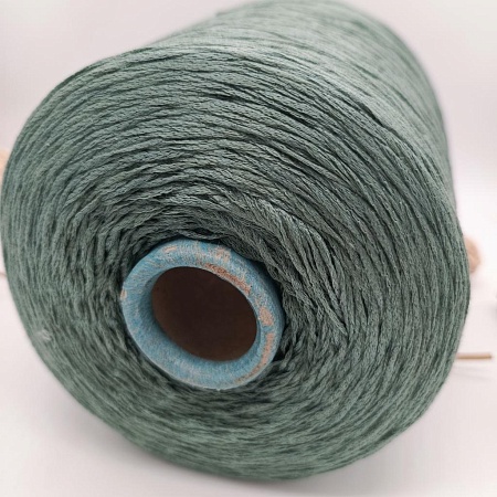 Пряжа в бобинах Seta SCHAPE (цвет &quot;полынь&quot; серо-голубой, чуть в зелень)