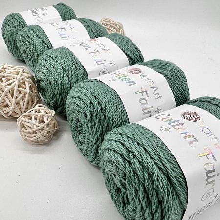 Пряжа Cotton fair 4/4