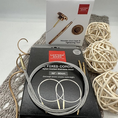 Спицы для вязания 350613 тросики Lantern Moon 56 см