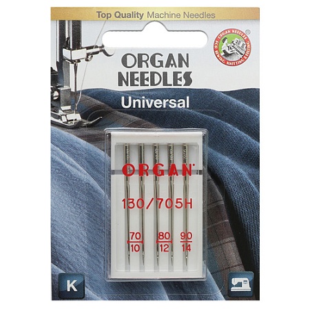 Принадлежности для шитья и рукоделия ORGAN иглы универсальные 5/70-90 Blister