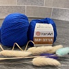 Пряжа Baby Cotton 456 яр синий