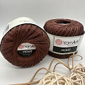 Пряжа YarnArt Violet 077 т. коричневый