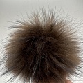 Аксессуары для одежды и обуви помпон натуральный коричневый
