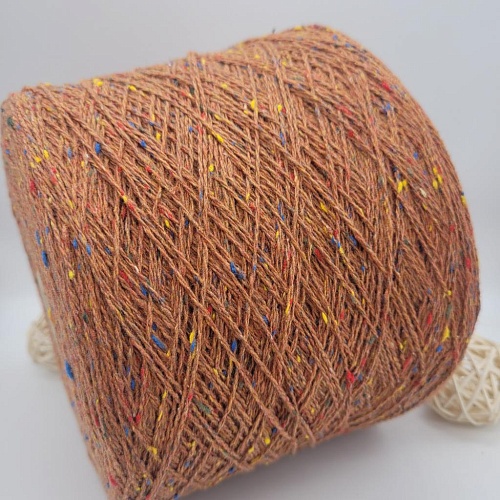 Пряжа в бобинах TweedWool терракот