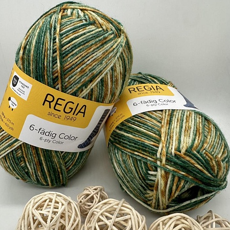 Пряжа Regia 6 - fadig Color 06055