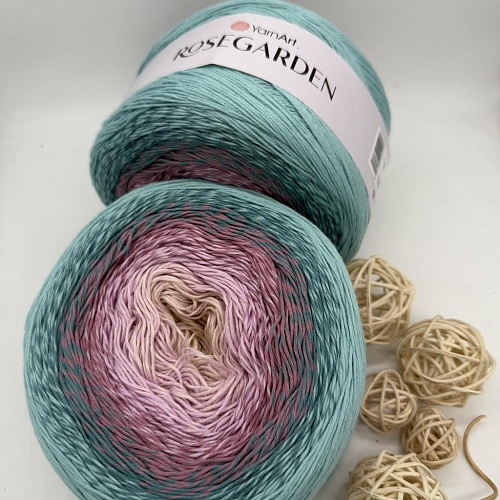 Пряжа Yarn art Rosegarden 335