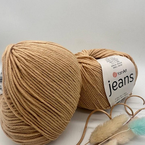 Пряжа YarnArt Jeans 07 бежевый