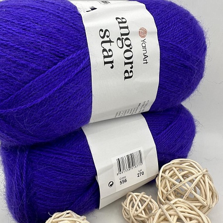 Пряжа Angora star 556 фиолет