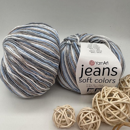 Пряжа Jeans soft colors 6210