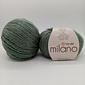 Пряжа Milano 875 зеленый