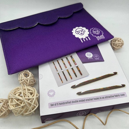 Аксессуары для вязания 20669 Набор двухсторонних деревянных крючков KnitPro Symfonie