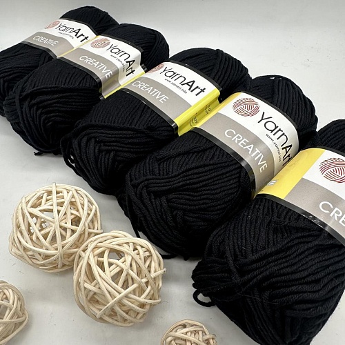Пряжа Creative 221 черный