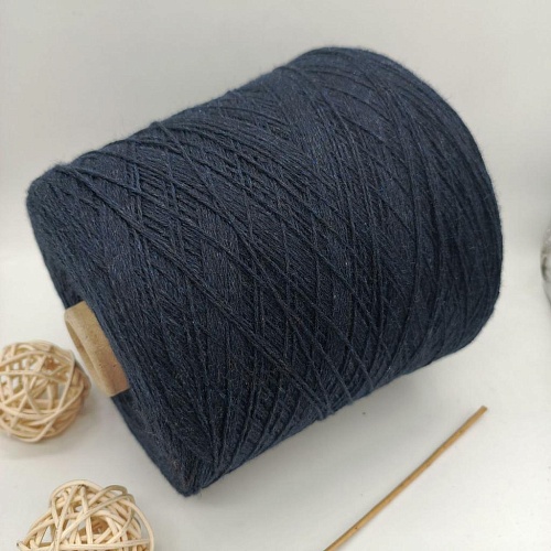 Пряжа в бобинах Silver Plus темно-синий