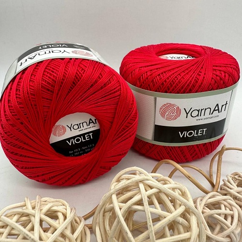 Пряжа YarnArt Violet 6328 (красная вишня)