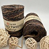 Пряжа для вязания рафия крученая Papiro Twisted melange 2309