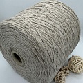 Пряжа в бобинах Supremo (кашемир+шелк), светло-бежевый меланж Цена за 10 гр
